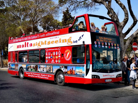 Tour di Malta in autobus scoperto verso sud