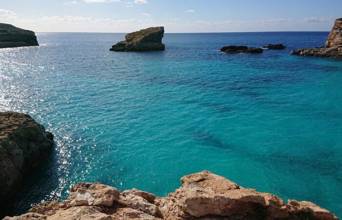 Blaue Lagune Comino Malta Kreuzfahrt