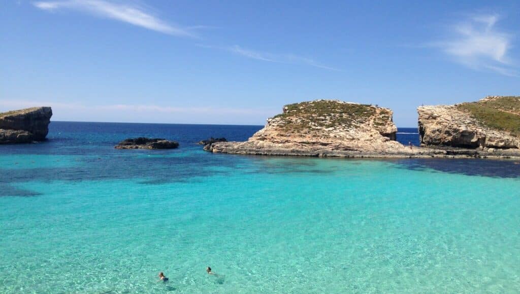 Schnorcheln Malta Comino Blaue Lagune